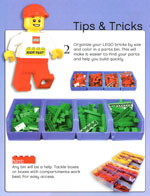 LEGO Tips and Tricks storage